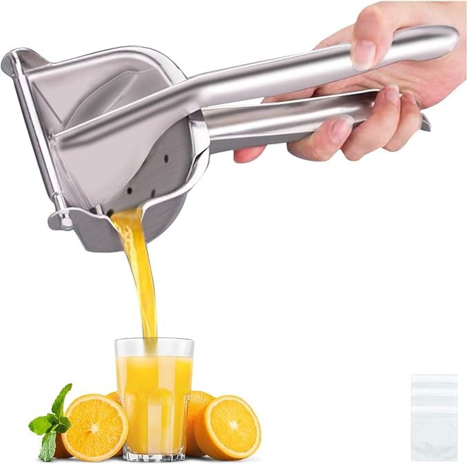 Hand Press Juicer: Fresh Juice Made Easy