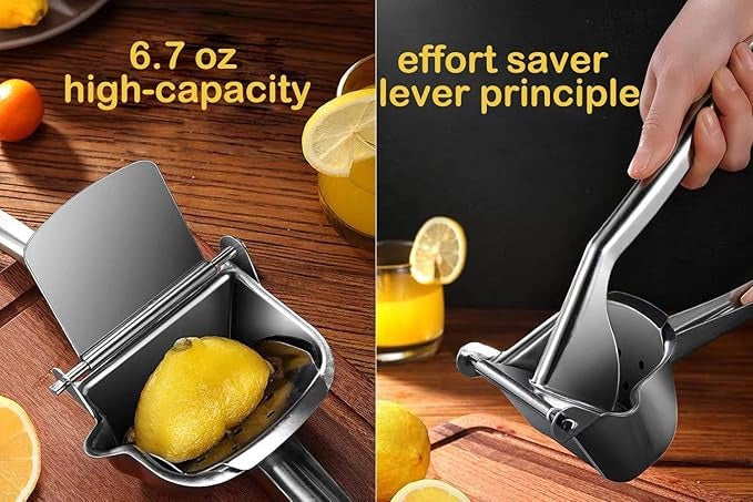 Hand Press Juicer: Fresh Juice Made Easy