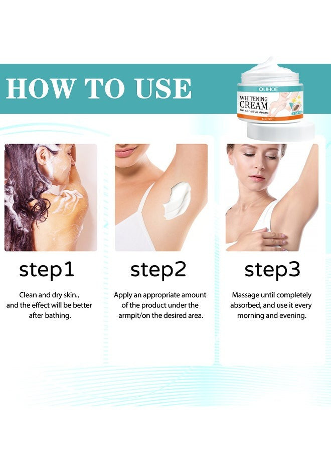 OUHOE Whitening Cream For Sensitive Areas and Private Areas 👌🙌👌